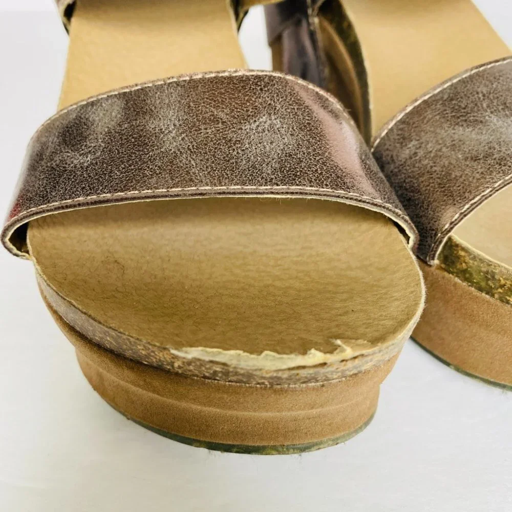 Corkys Women's Agnus Wedge Platform Sandals Sz 7